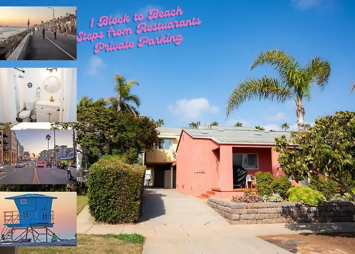 1 Block From Beach - Steps From Restaurants & Shops